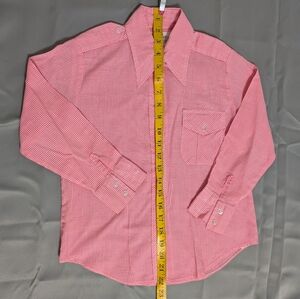 Kids Pink Button Down Shirt